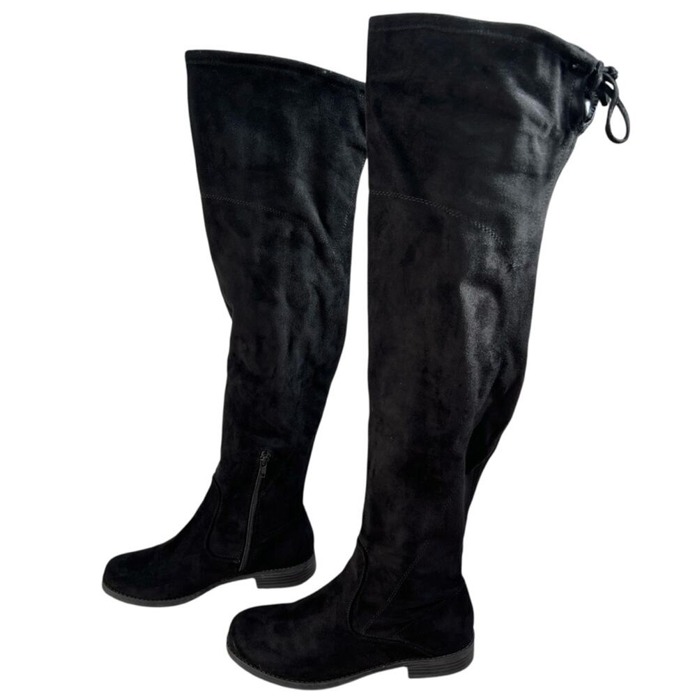Unisa Huhvana Black Over-the-Knee Boots 7 in Box